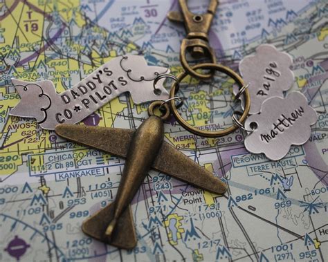 Airplane Key Chain Copilot Keychain Ts For Pilots Ts