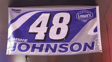 Nascar Jimme Johnson No 48 Banner At The Eddie Vannoy Collection 2020