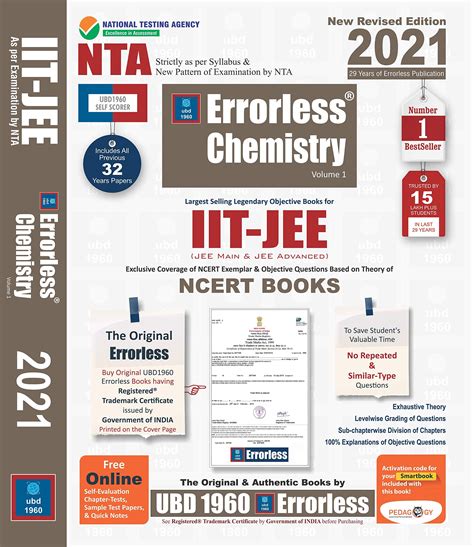 Routemybook Buy Errorless Chemistry For Iit Jee Set Of Two Books By