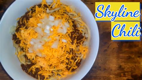 How To Make Skyline Chili Easy And Quick Recipe Youtube