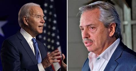 Alberto Fernández Y Otros Líderes Del Mundo Saludaron A Biden Por Su Triunfo