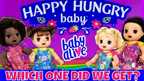 Baby Alive Happy Hungry Baby Unboxing Hasbro Sent Us A New Doll