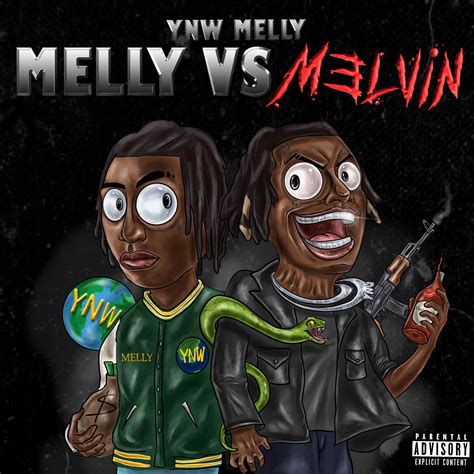 YNW Melly- Melly VS Melvin : r/freshalbumart