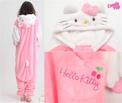 Купить Пижаму-кигуруми "Hello kitty" онлайн здесь