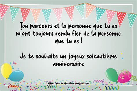 Textes Et Messages Anniversaire 60 Ans Texte Anniversaire 60 Ans