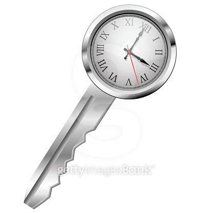 Clock Key Concept Of Successful Time Management