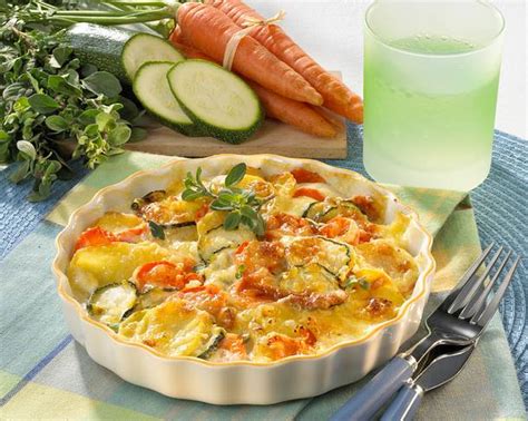 Zucchini M Hren Kartoffel Gratin Rezept Lecker