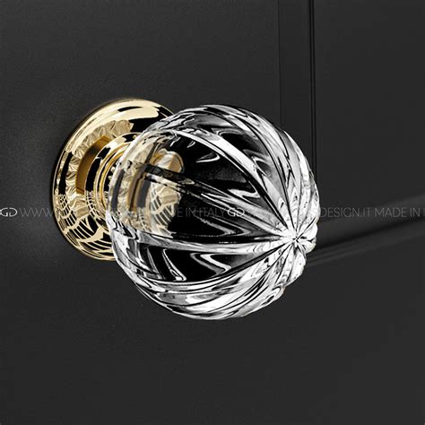 Bouton De Porte Classique Margherita Pull Push Glass Design Srl