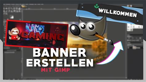 Gimp Grundlagen Tutorial Banner Erstellen Youtube