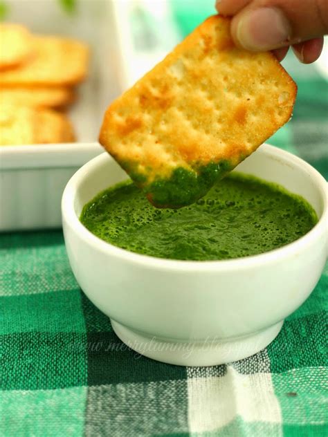 Merry Tummy Hari Chutney Green Chutney Coriander Chutney Indian