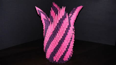 Origami Ideas Step By Step Origami Vase Instructions