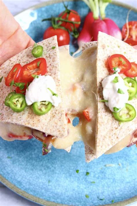 Vegan Stretchy Melty Cheese Quesadillas Gf Rhians Recipes