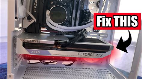 Stop Your GPU From Sagging RTX 4070 Ti Gigabyte Aero Anti Sag