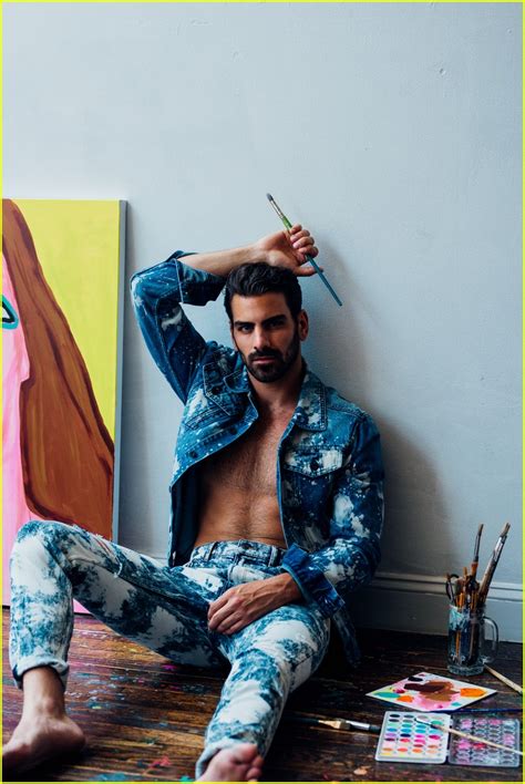 Nyle Dimarco Gets Sign Language Painted On His Body For Gay Times