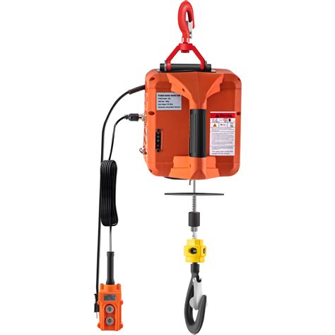 VEVOR 3 In 1 Electric Hoist Winch 1100lbs Portable Electric Winch