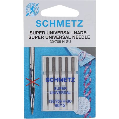 Schmetz Black Super Universal Nadeln 80 12 Kurzwarenland De