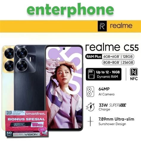 Jual Realme C55 8 256 RAM 8GB Internal 256GB Garansi Resmi Shopee