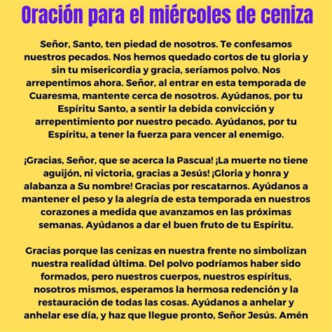 Mi Rcoles De Ceniza Significado De La Ceniza Negra Oraciones Diarias