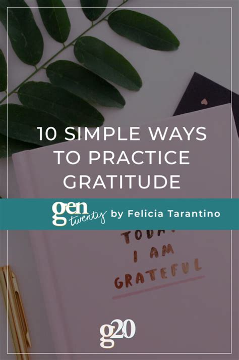 Simple Ways To Practice Gratitude Gentwenty