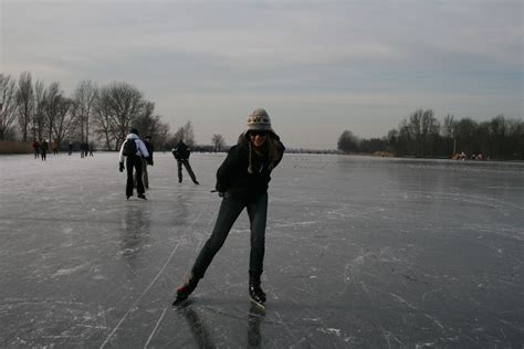 outside iceskating on real natural ice