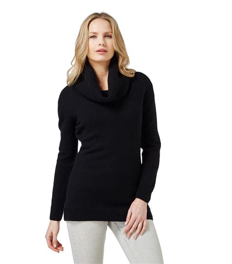 Woolovers Womens Lambswool Chunky Cowl Neck Jumper Sweater Long Sleeves Jersey Ebay