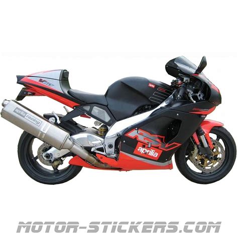 Aprilia RSV 1000 Mille 2001 Decals