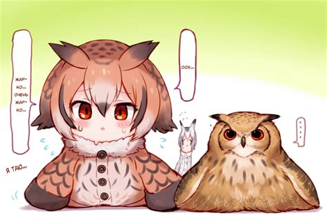 Sukemyon Anime Art Anime Fandoms Eurasian Eagle Owl Kemono