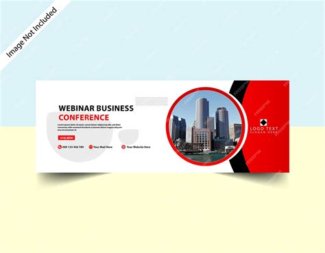 Premium Vector Creative Webinar Business Conference Banner Design