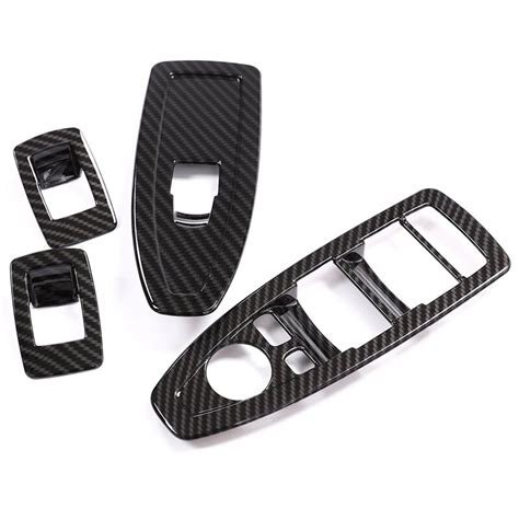 4 Stuks Carbon Fiber Stijl Venster Lift Schakelaar Grandado