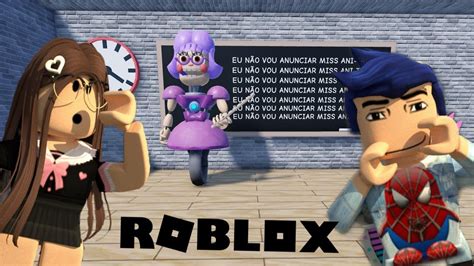 Escapamos Da Professora Doida Roblox YouTube