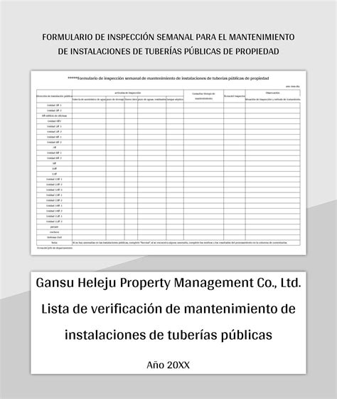 Plantilla De Formato Excel Formulario De Registro De Inspección Diaria Y De Inspección Semanal