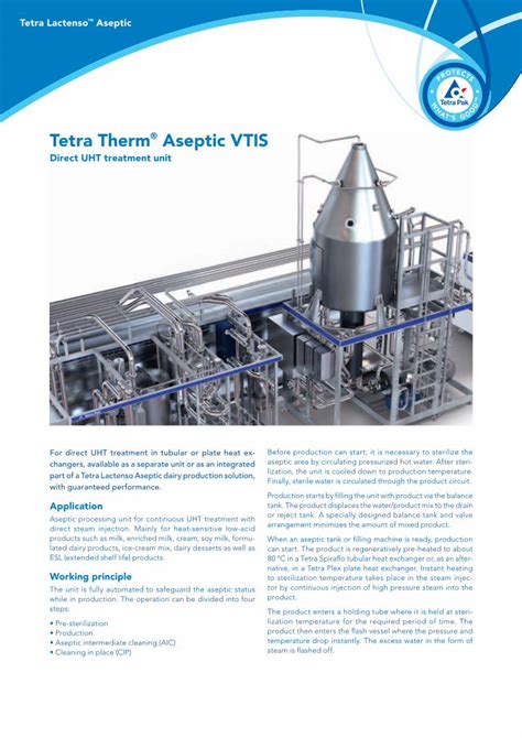 Pdf Tetra Therm Aseptic Vtis Armor Industries Ltd Flow Chart For