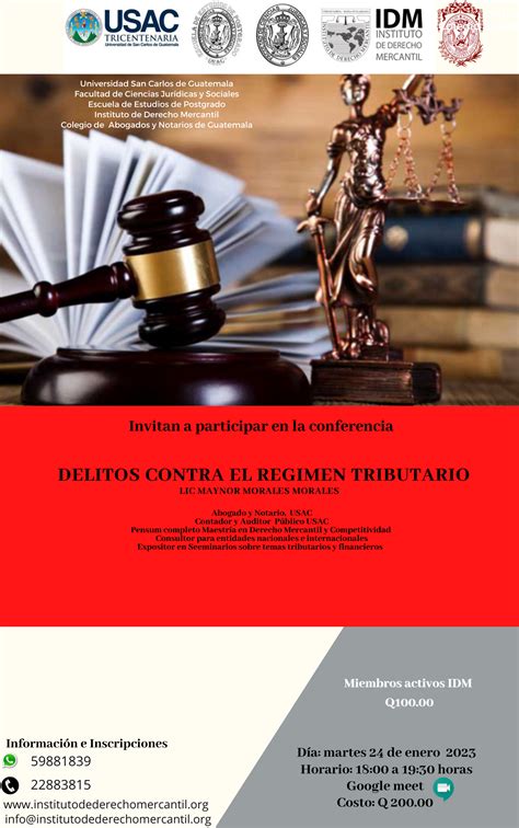 Instituto De Derecho Mercantil IDM Guatemala Delitos Contra El