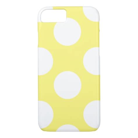 Save Off Yellow And White Large Polka Dot Phone Case Case Plus