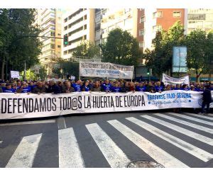 Los Regantes Del Sureste Espa Ol Se Manifiestan En Murcia Para Exigir