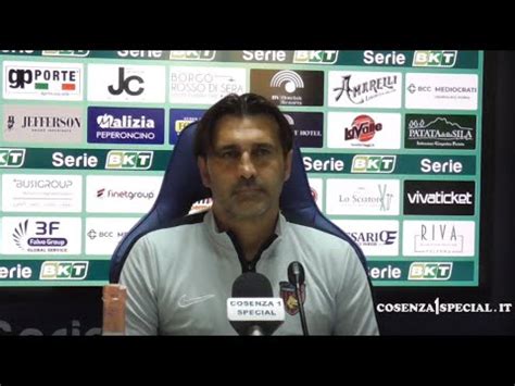 Reggiana Vs Cosenza Conferenza Stampa Mr Viali Youtube