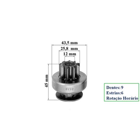 Impulsor De Partida Delco Remy Astra Blazer S10 Vectra Zafira ZEN