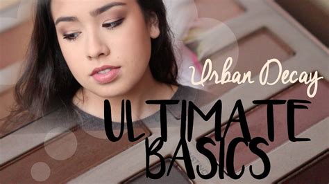 UD NAKED Ultimate Basics Palette TUTORIAL YouTube