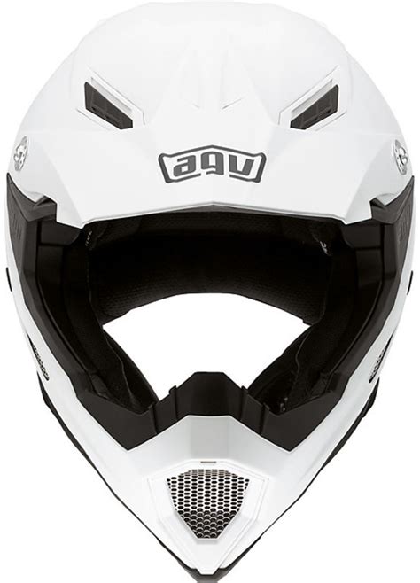 Moto Cross Enduro Helmet Agv Ax Evo Mono White For Sale Online