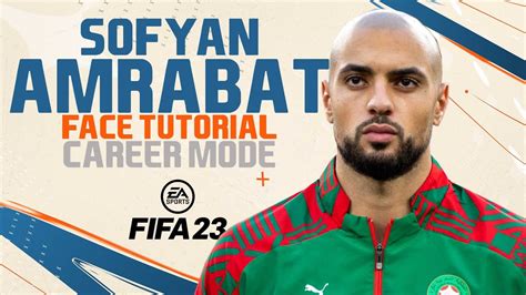 Sofyan Amrabat Face Fifa Pro Clubs Face Creation Morocco Fiorentina