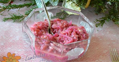 Lamboadas De Samhaim Lombarda De Navidad Con Manzana