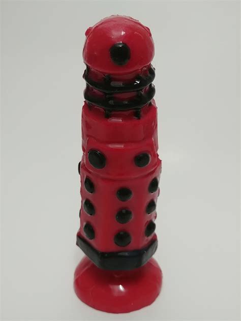 Dalek Inspired Dildo Black And Red Dildo Fantasy Scifi Etsy