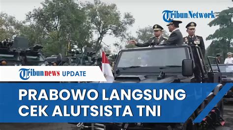 Resmi Jenderal Bintang 4 Prabowo Gagah Naik Rantis Ditemani Panglima