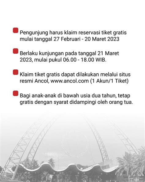 Inilahcom On Twitter Taman Impian Jaya Ancol Memberikan Tiket Masuk