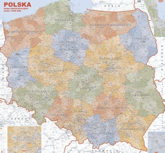 Tablica Sucho Cieralna Mapa Polski Z Miastami Wojew Dzkimi Sklep