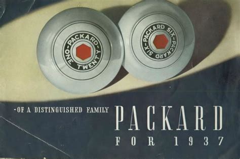 1937 Packard Brochure