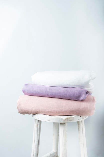 Premium Photo | Linen fabric in different colors