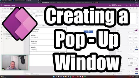 How To Create A Pop Up Window And Remove A Record Microsoft Powerapps 2022 Tutorial Youtube