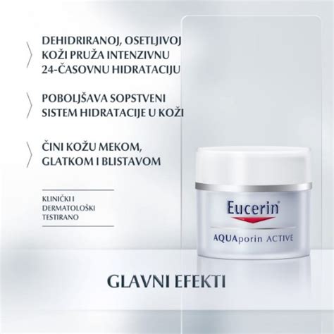 EUCERIN AQUAPORIN ACTIVE BOGATA KREMA ZA LICE 50ML On Line Apoteka