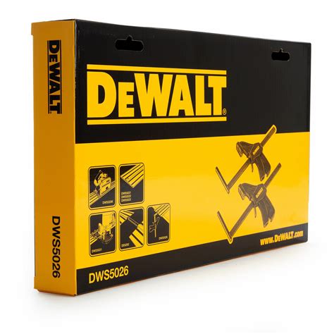 Dewalt Dws Plunge Saw Clamps For Guide Rail Powertool Superstore